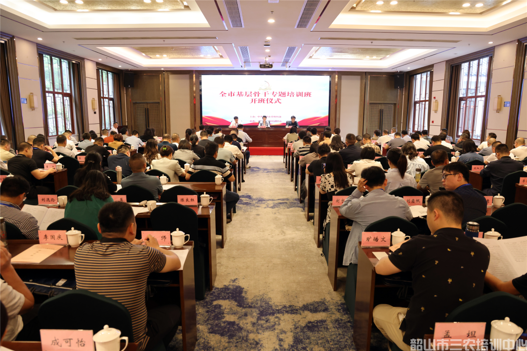 為基層干部賦能充電！全市基層骨干專題培訓班開班(圖1)